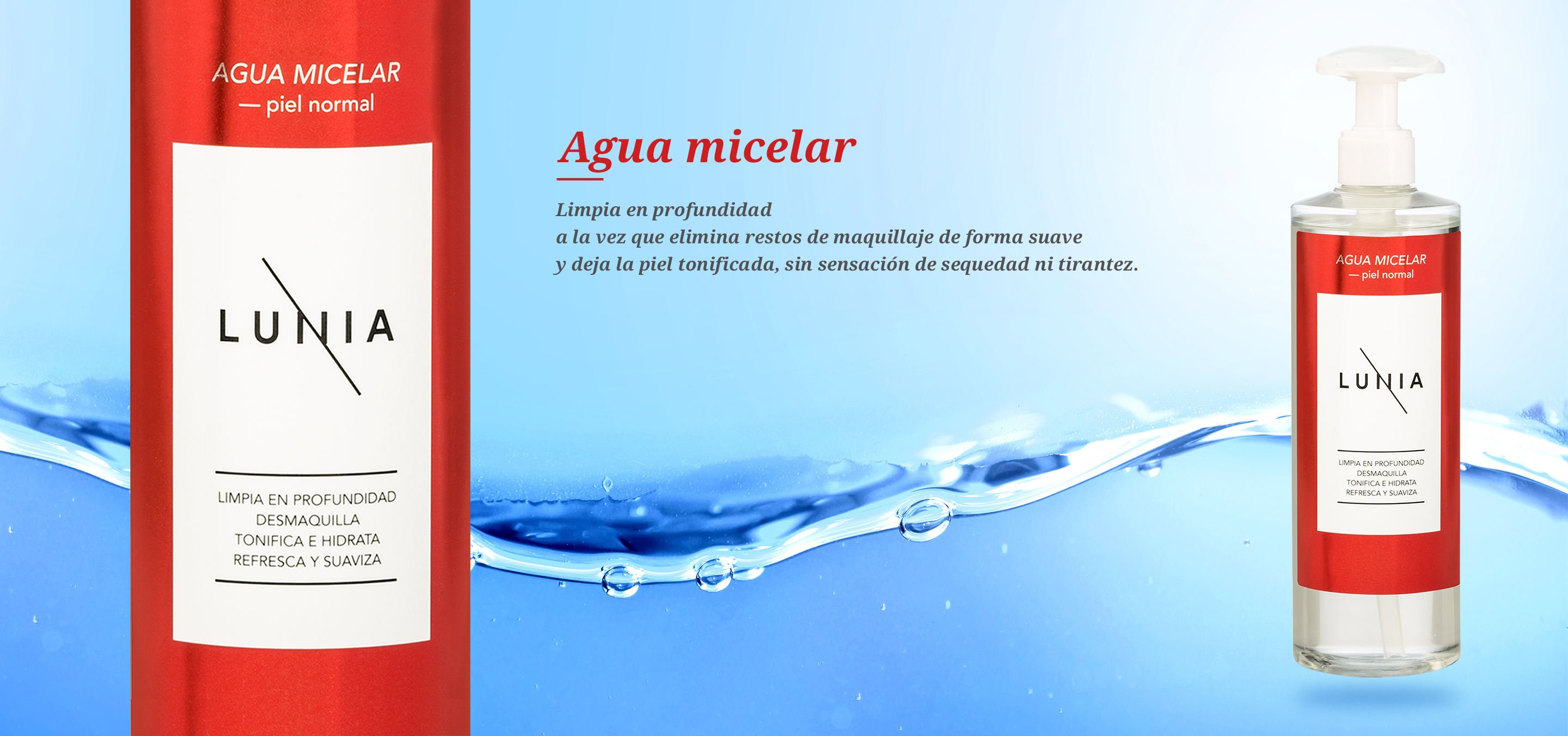 Agua Micelar - LUNIA Cosmetics
